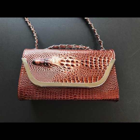 Handbags - P&Y Thailand faux crocodile chain strap bag